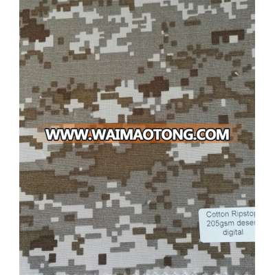 TC 65/35 Military ripstop Camouflage fabric for USA military uniform market