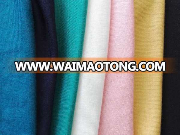 Hot selling Rayon spandex single jersey fabric for T-shirt underwear