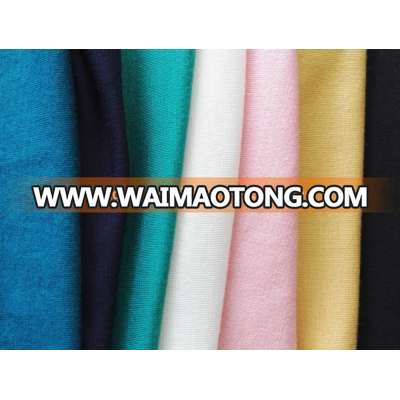 Hot selling Rayon spandex single jersey fabric for T-shirt underwear