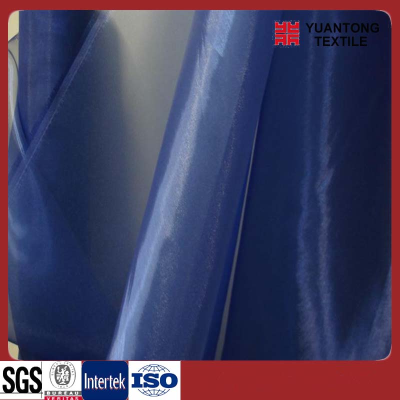 100% Polyester Organza Fabric for Making Dress and Wedding